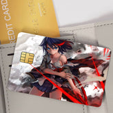Cute R-Ryuko M-Matoi Credit Card Skin Stickers Skin pack of 7 atm card skins